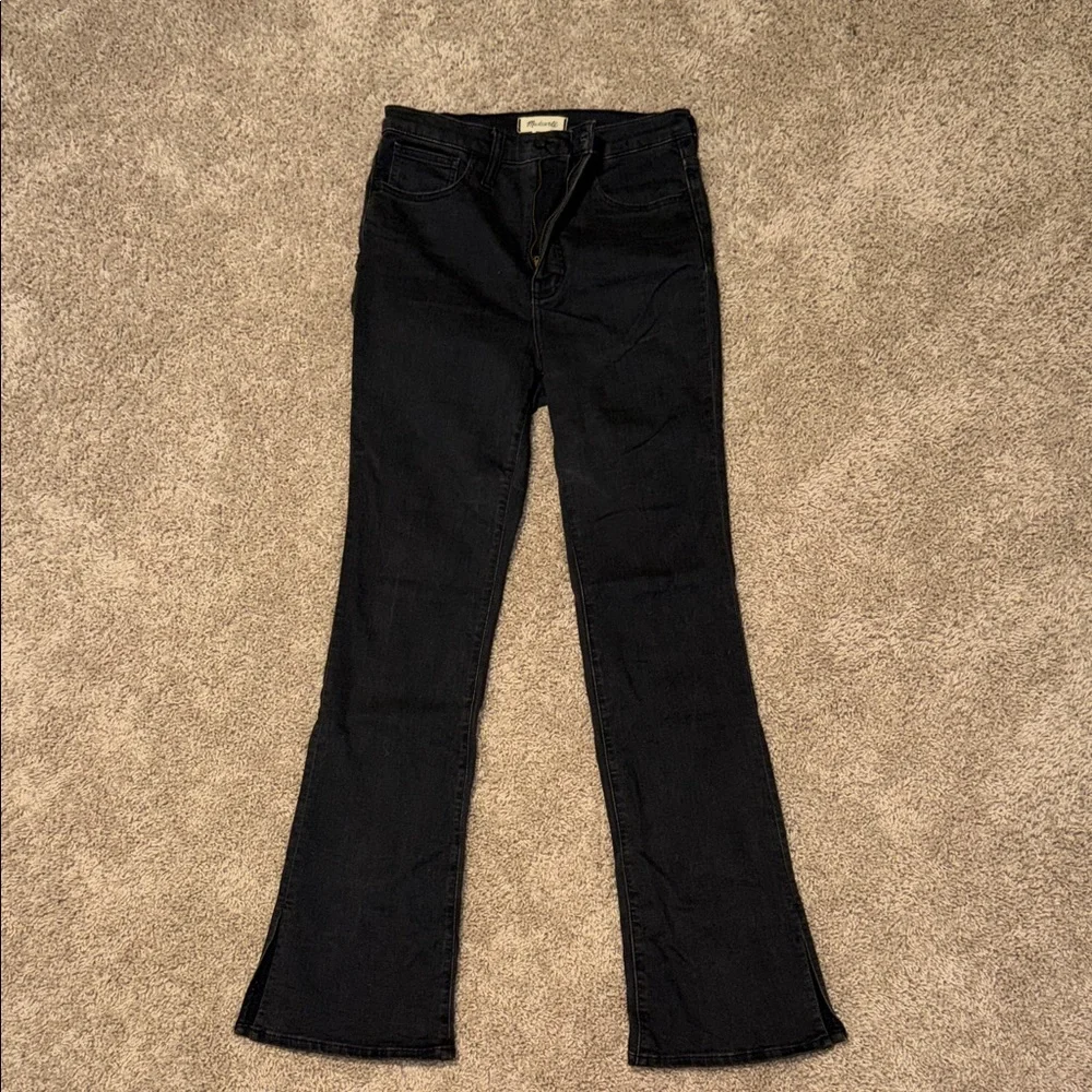 Madewell size 28 Black Flared Jeans
